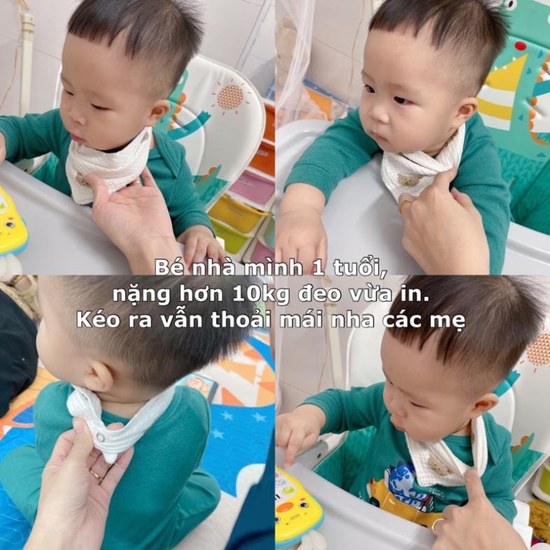 &lt; Hàng lỗi &gt; Yếm xô Organic Muslin cao cấp cho bé dành cho các bé từ sơ sinh đến lớn