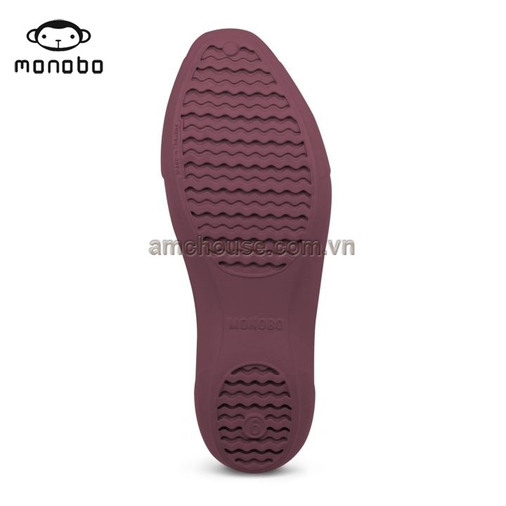 Giày đi mưa Thái Lan nữ nhựa đúc siêu nhẹ MONOBO - WINTER 2 - ĐỎ MẬN