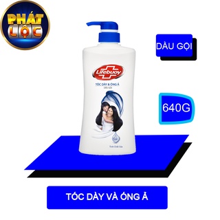 Dầu gội Lifebuoy tóc dày và óng ả 640g