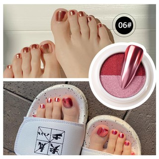 BỘT TRÁNG GƯƠNG DẠNG NÉN 2 MÀU TRANG TRÍ MÓNG