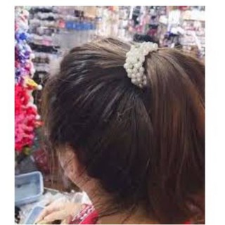 SIÊU ĐẸP - Buộc tóc đính đá siêu sang chảnh