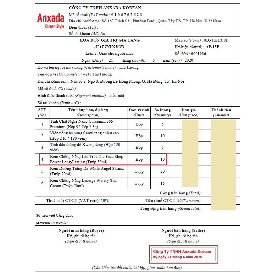 Kem Chống Nắng Lâu Trôi The Face Shop Power Long-Lasting Sun Cream Spf50+/Pa+++ Hàn Quốc, Tuýp 50ml