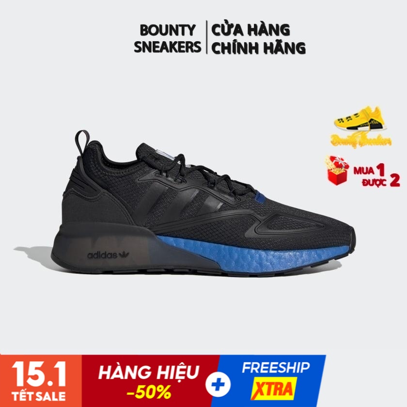 Giày  nam ZX 2K Boost x NASA &quot;Black Blue&quot; FX7029 - Hàng Chính Hãng - Bounty Sneakers