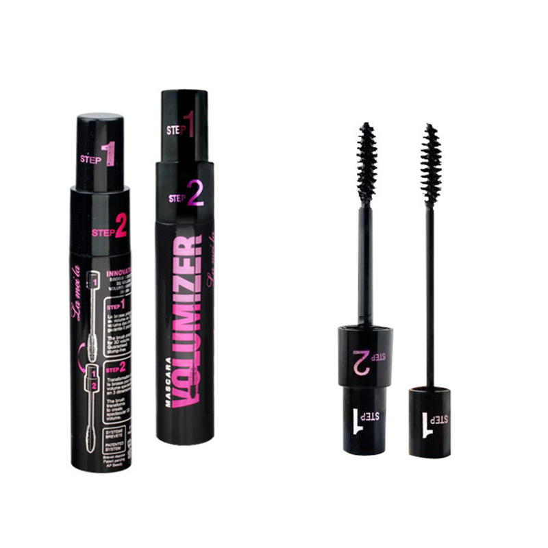 Mascara 1 + 2 với hai hiệu ứng điều chỉnh làm dày và uốn cong lông mi giúp mắt to | BigBuy360 - bigbuy360.vn