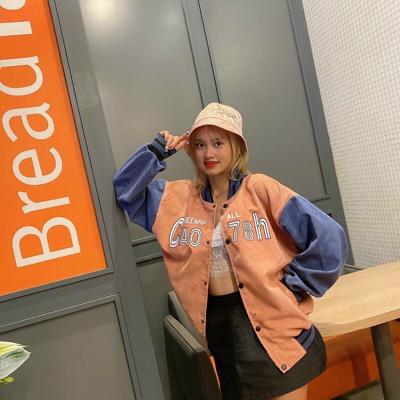 Áo Khoác Bomber Chất Nhung Tăm Mặc Siêu Bền Cực Mát Freesize < 65 kg | BigBuy360 - bigbuy360.vn