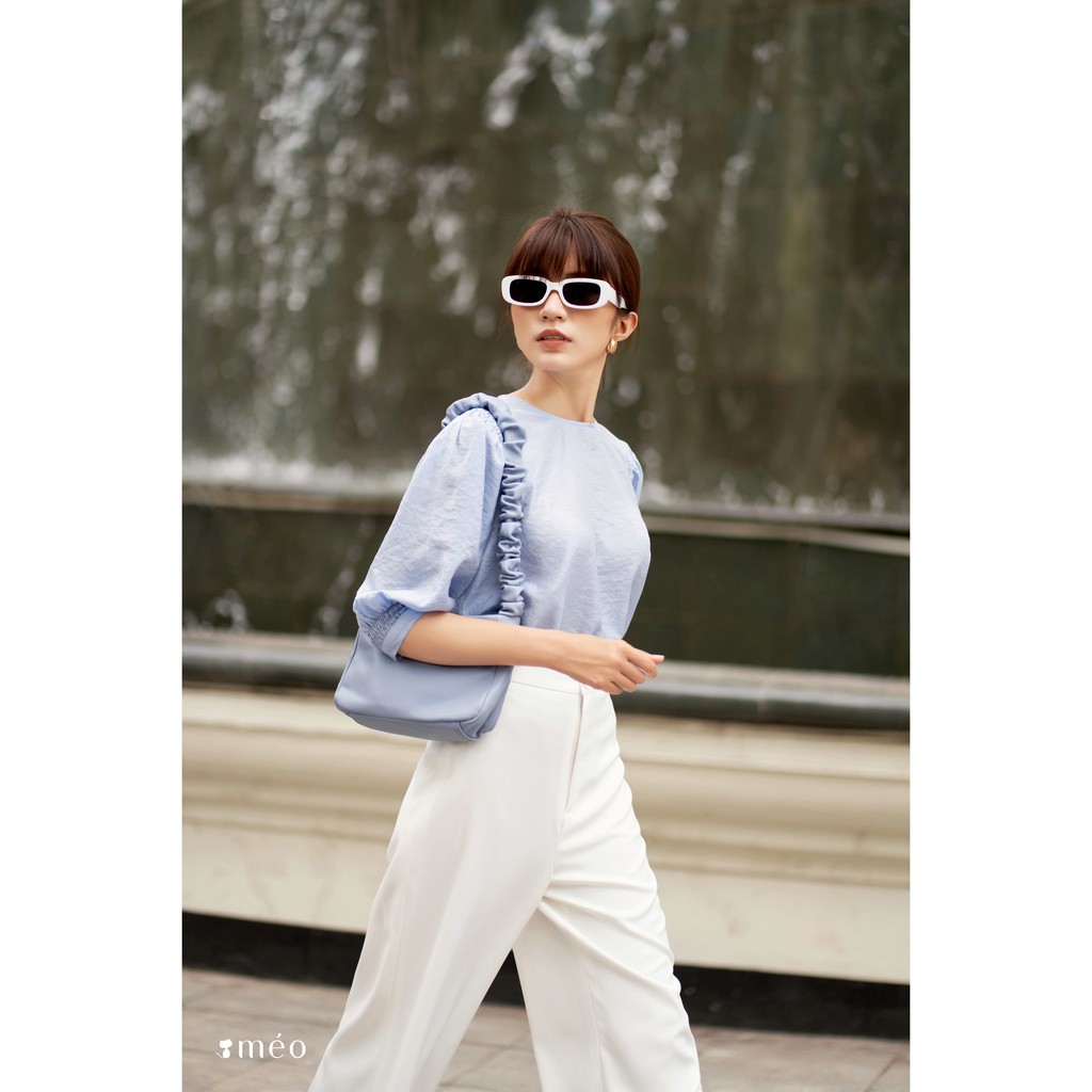 Áo Kiểu suông tay lỡ Evana [Méo Shop]