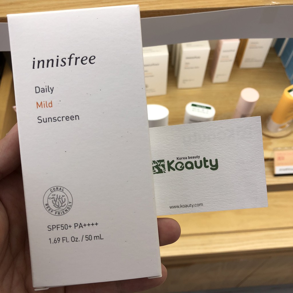 Kem chống nắng Innisfree Daily Mild Sunscreen