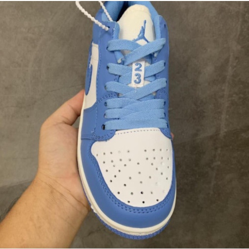 Giày Jordan Xanh Dương Thấp Cổ Nam Nữ Cao  Cấp Full Size  36-43 Full Box Bill