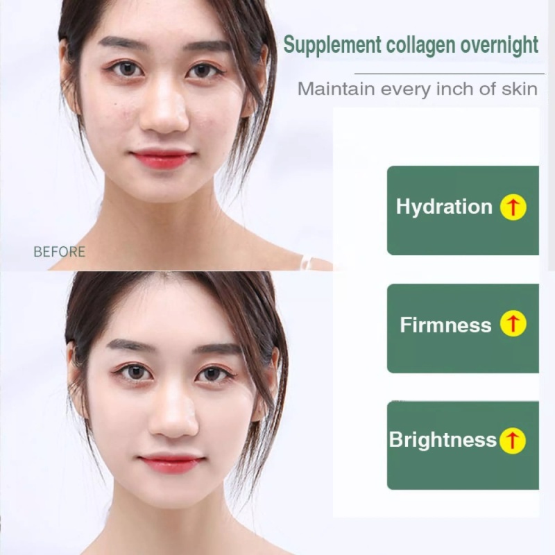 Mặt nạ ngủ dạng gel LIFUSHA chiết xuất collagen dưỡng ẩm làm săn chắc da