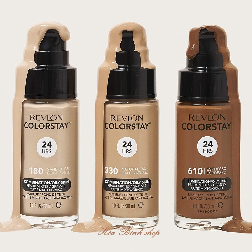 [Giá Sốc/Hàng USA] Kem Nền Revlon Colorstay Makeup 24hrs cho da dầu,da khô (30ml)