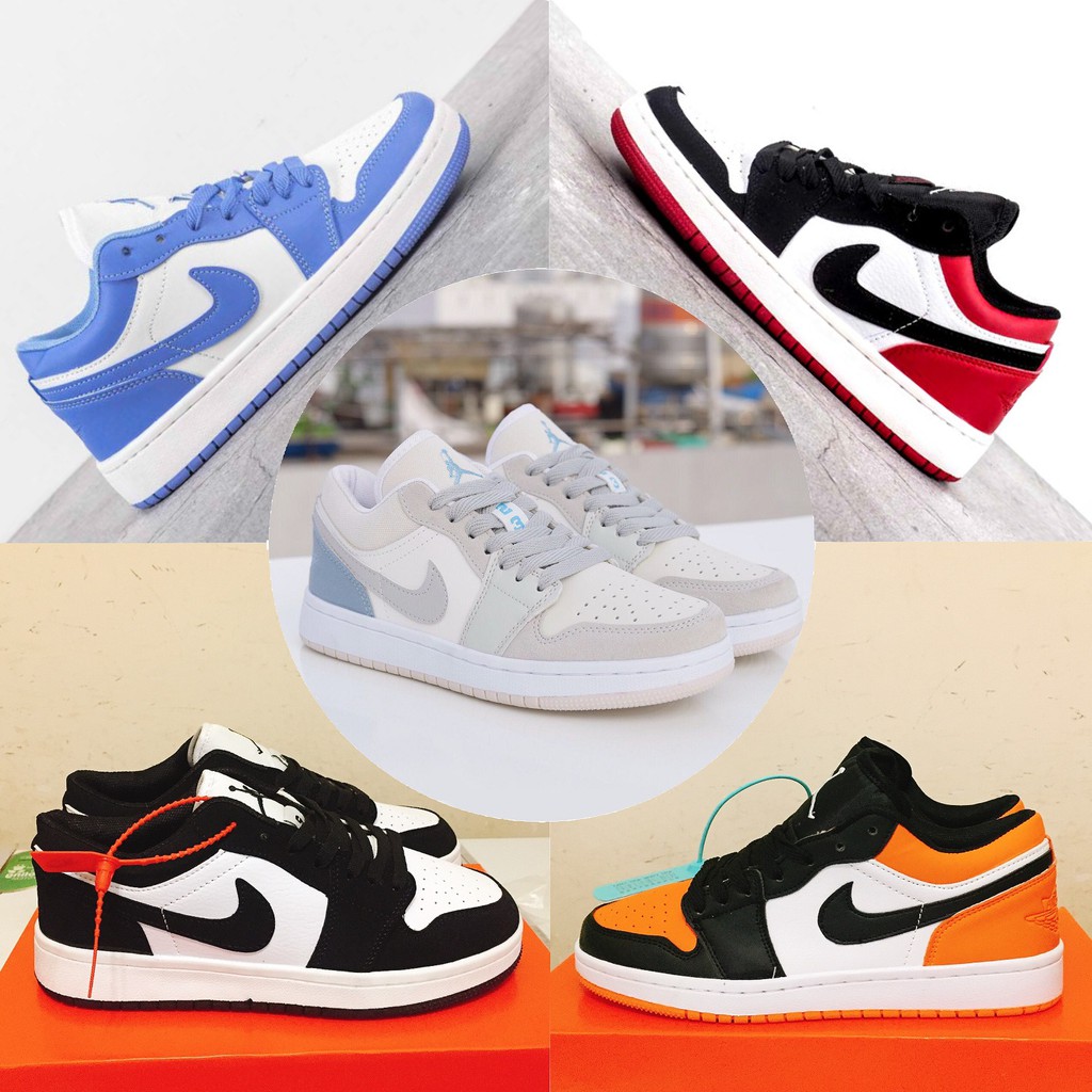 [Mã FAGREEN245 giảm tới 30K đơn 99K] Giày Jordan1 các màu, Giày Force thấp cổ nam nữ