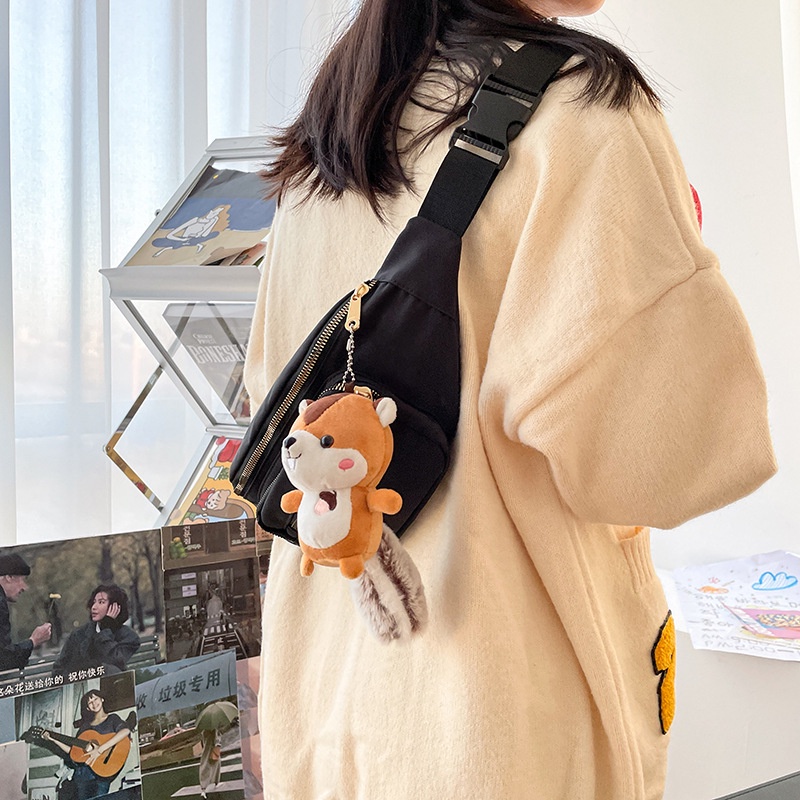 Túi đeo chéo chống thấm nước thiết kế dễ thương thời trang năng động cho học sinh