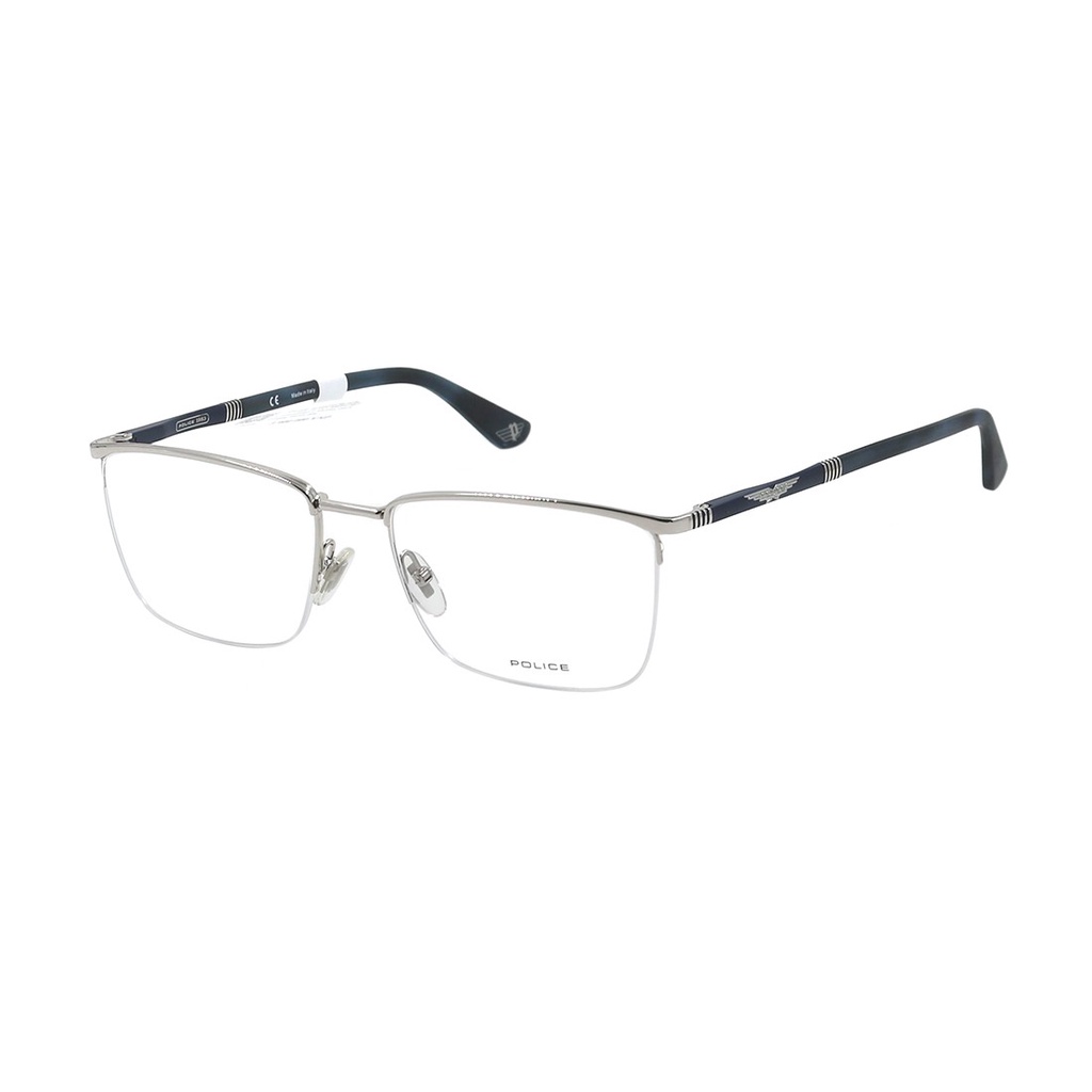 Gọng kính nam nữ POLICE VPLD18 chính hãng, thiết kế dễ đeo bảo vệ mắt