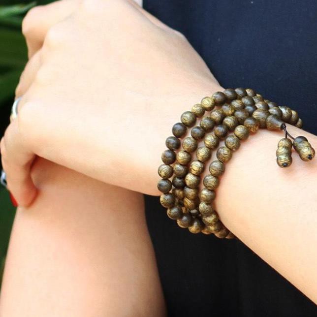 Vòng tay trầm hương, vòng tay nữ - Chuỗi tràng 108 hạt Trầm Tốc Quảng Nam đủ size Nam Nữ | BigBuy360 - bigbuy360.vn