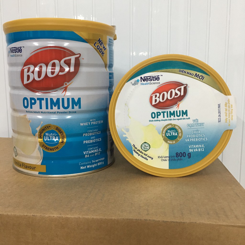 Sữa Nestlé Boost Optimum lon 800g date 2023