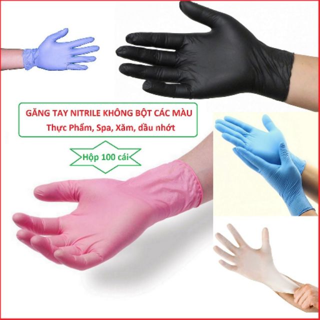 Găng tay y tế nitrile không bột và găng y tế latex có bột