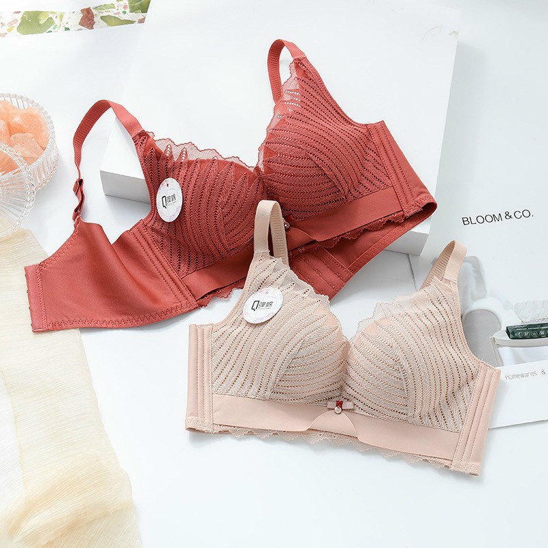 Bộ lót ren <FreeShip> cao cấp không gọng-Nâng ngực đỉnh cao ĐẸP CHUẤT (Bộ lót nâng ngực, bộ đồ lót ren, bộ lót ren)