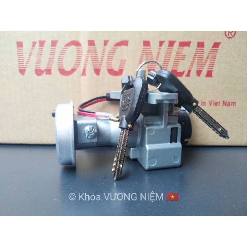 Bộ Ổ Khoá Xe Sirius Fi Chìa 8 Cạnh Chống Trộm Cao Cấp Chính Hãng VƯƠNG NIỆM