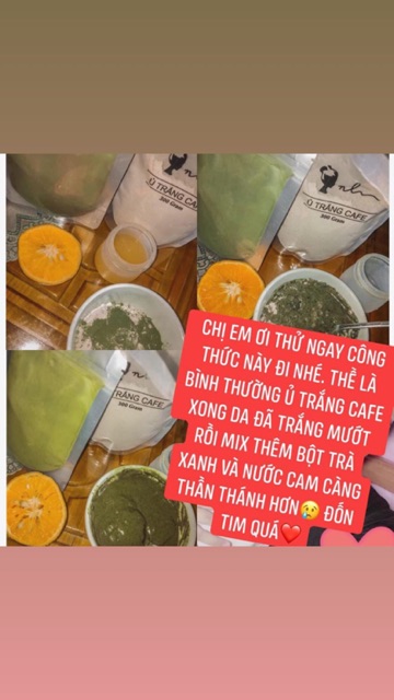Ủ Trắng Cafe Hàng Chuẩn Cty Tặng Kèm Bột Trà Xanh + Que Trộn | BigBuy360 - bigbuy360.vn