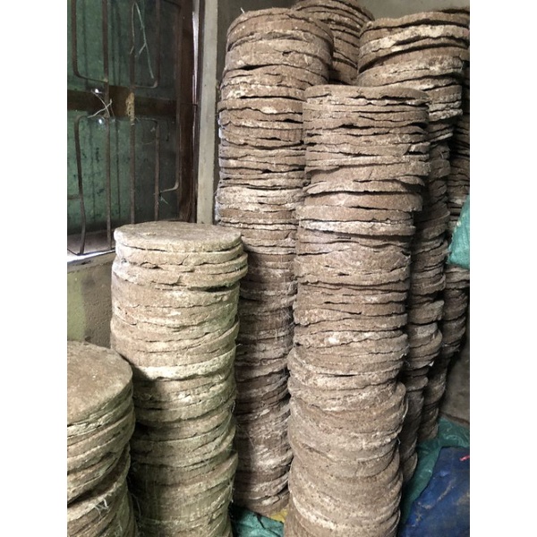 Bánh Dầu Đậu Phộng (Lạc) xay mịn bón cây , thức ăn cho cá