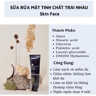 Sữa rửa mặt tinh chất trái nhàu Skin Face