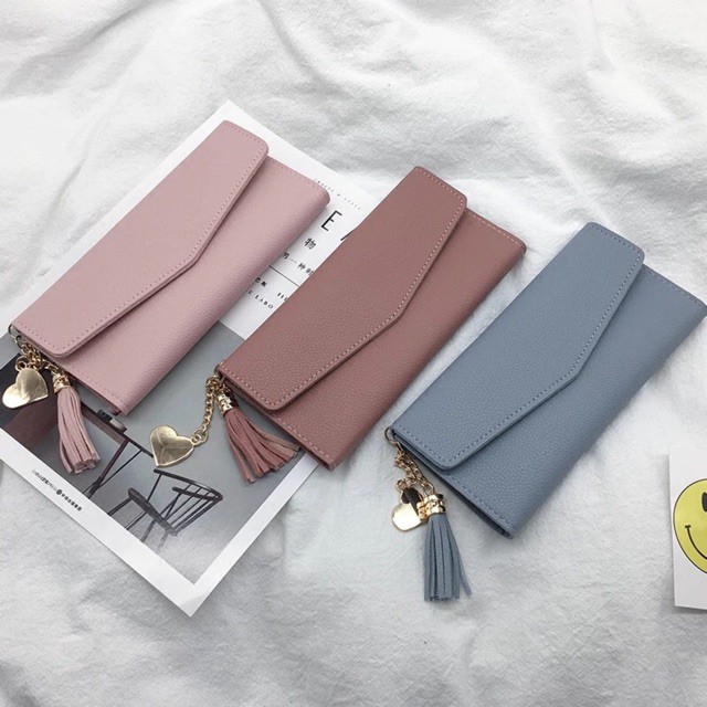 Ví Cầm Tay Nữ Dáng Dài🔥FREESHIP🔥Ví Dài Nữ Phối Tua Rua Xinh Xắn Hàng Cao Cấp Siêu Đẹp HH134 | BigBuy360 - bigbuy360.vn