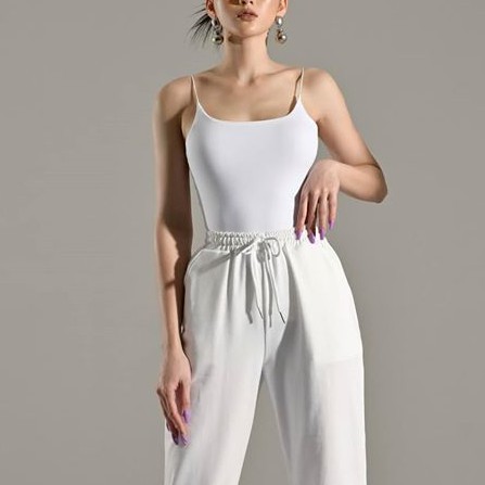 Áo 2 dây nhọn dáng dài cotton may 2 lớp , áo thun hai quai sợi bún cho nữ The Kim A105 | BigBuy360 - bigbuy360.vn