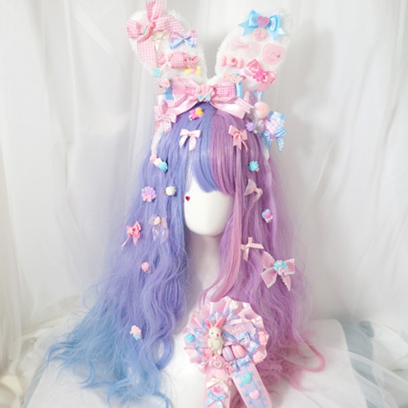 Kẹp Tóc Hình Nơ Phong Cách Lolita Cho Bé Gái