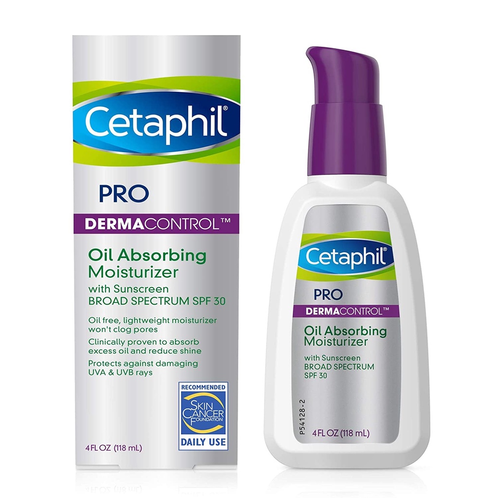Kem chống nắng dưỡng ẩm Cetaphil Pro Dermacontrol Oil Absorbing Moisturizer SPF 30 (118ml).
