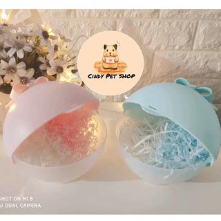 Nhà ngủ quả cầu dễ thương cho Hamster, Sóc Bay...