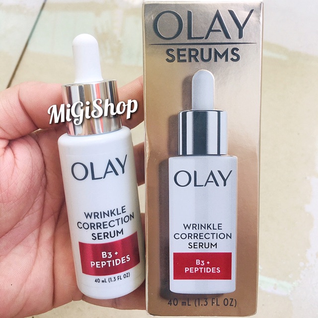 [Hàng Mỹ] Tinh Chất Làm Mờ Nếp Nhăn Olay Wrinkle Correction Serum 40ml