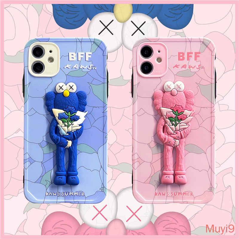 KAWS IPHONE Ốp Lưng Tpu Họa Tiết Hoạt Hình Dễ Thương Cho Iphone12Pro Max I12 Iphone11Promax X Xsmax Xr I8 / Se2 Iphone7Plus | BigBuy360 - bigbuy360.vn