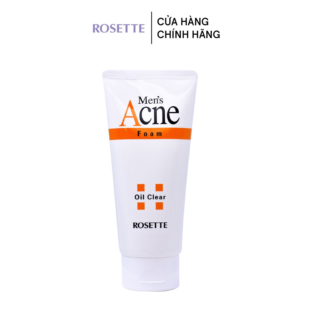 Sữa Rửa Mặt Ngăn Ngừa Mụn Dành Cho Nam Rosette Men's Acne Foam 120G