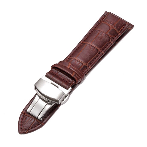 Dây đeo đồng hồ hoa văn da cá sấu 12-24mm