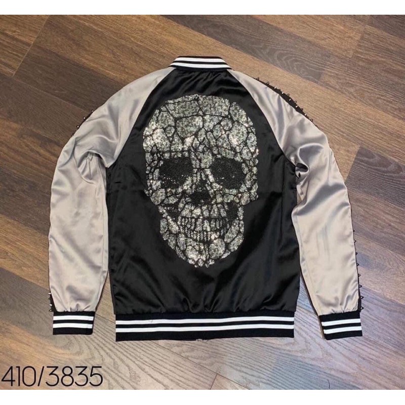 ÁO GIÓ BOMBER ĐÍNH ĐÁ ĐẦU LÂU , HÀNG CAO CẤP