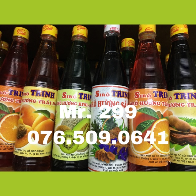 Siro Trinh chai 600ML hàng loại 1