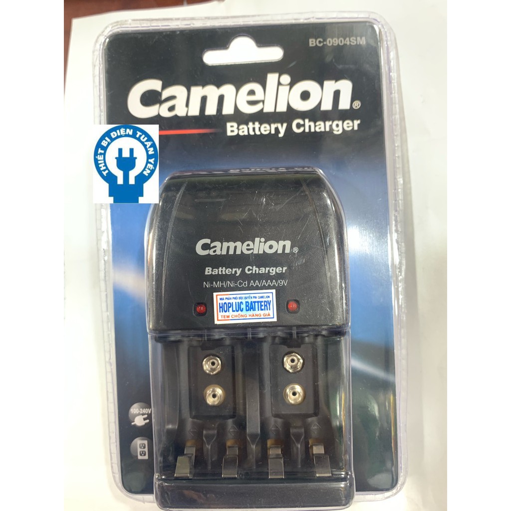 [giao hỏa tốc 1h] Sạc Pin Đa Năng Camelion Pin AA + AAA + 9V BC-0904S