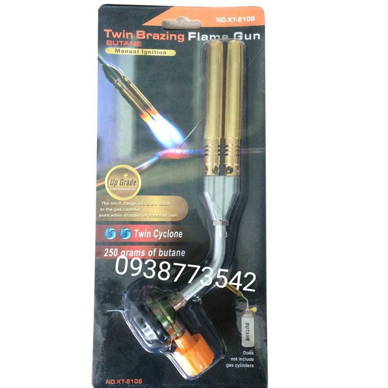 đèn khò gas ống đồng khò đôi