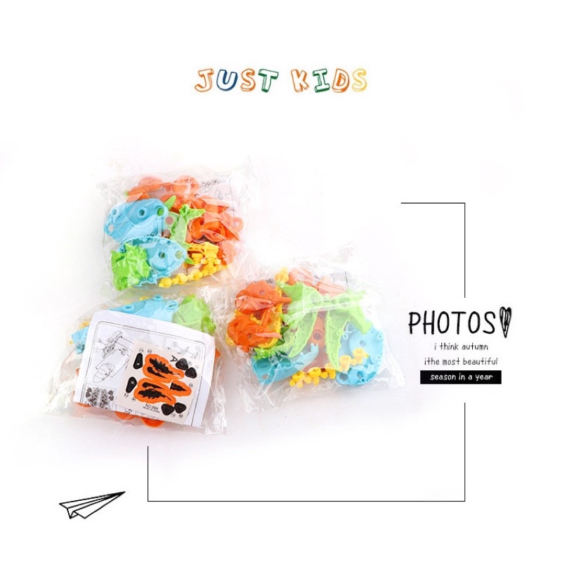 Lắp ráp khủng long Đồ chơi thông minh cho bé trai - Đồ chơi lắp ghép trí tuệ cho trẻ