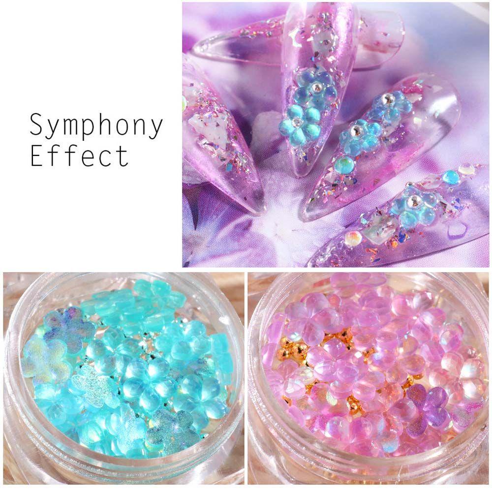 Hạt Charm 3D Nhiều Màu Sắc Trang Trí Móng Nghệ Thuật