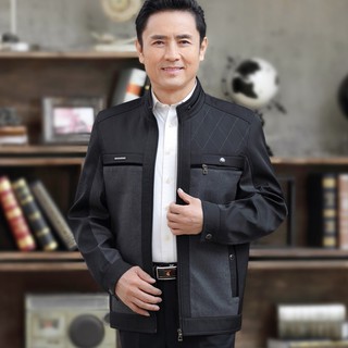 Áo khoác cho bố, áo khoác lót lông nam trung tuổi MF83