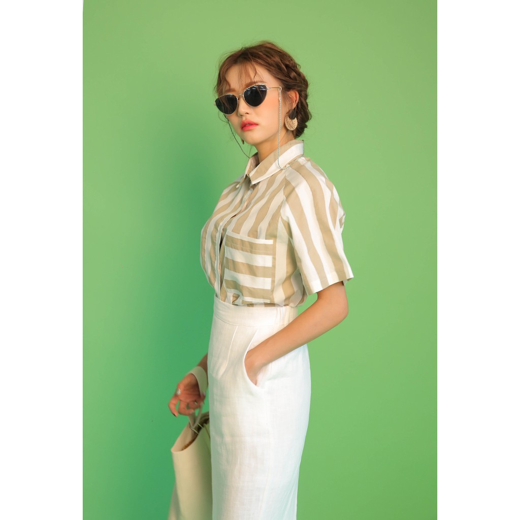 Dây đeo kính sành điệu kim loại phong cách idol Hàn Quốc