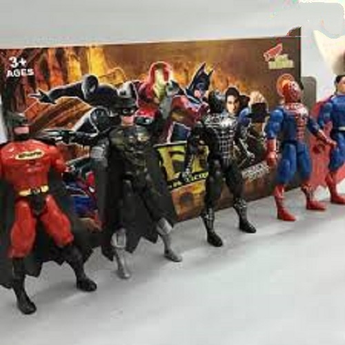 Đồ Chơi Siêu Nhân - Bộ 5 Siêu Anh Hùng - Đồ Chơi Cho Bé, do choi mo hinh sieu nhan co den
