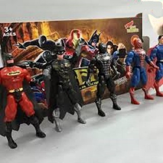 Đồ Chơi Siêu Nhân - Bộ 5 Siêu Anh Hùng - Đồ Chơi Cho Bé, do choi mo hinh sieu nhan co den