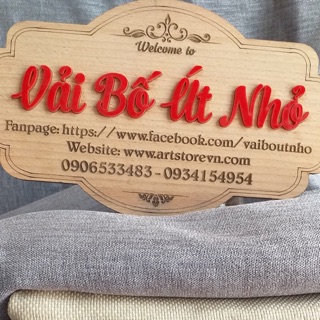 1 mét vải bố mềm màu xám khổ vải 1,4m