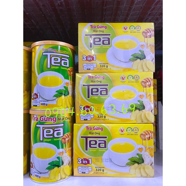 Trà Gừng Mật Ong Tea THANH BÌNH 288g