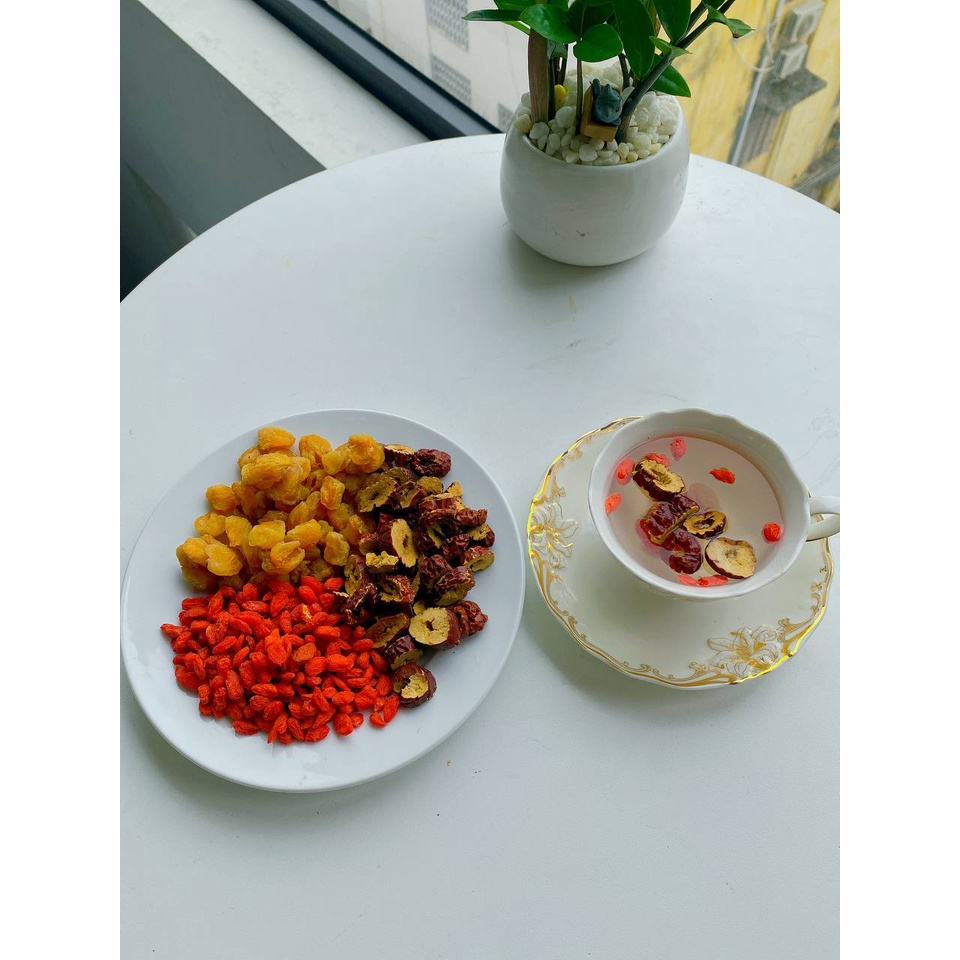 Trà long nhãn mix với táo đỏ và kỷ tử Mộc Hương Sơn gói 10Gr