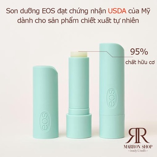 [Hàng US] Son dưỡng môi không màu hữu cơ Eos
