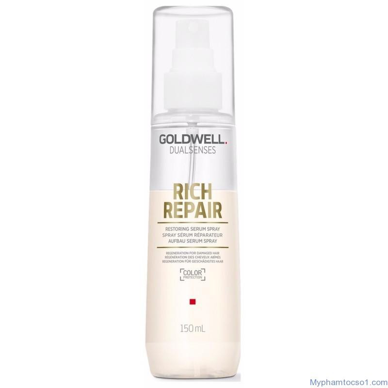 Xịt dưỡng tóc Goldwell Rich Repair bảo vệ tóc khô xơ hư tổn 150ml