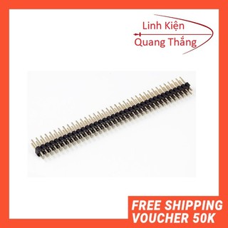Jump Đực Đôi 2x40P 2.54 ( Thẳng hoặc Cong) jump đực đôi